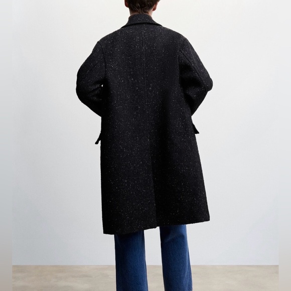Mango Speckled Italian Wool Coat - Picture 2 of 10